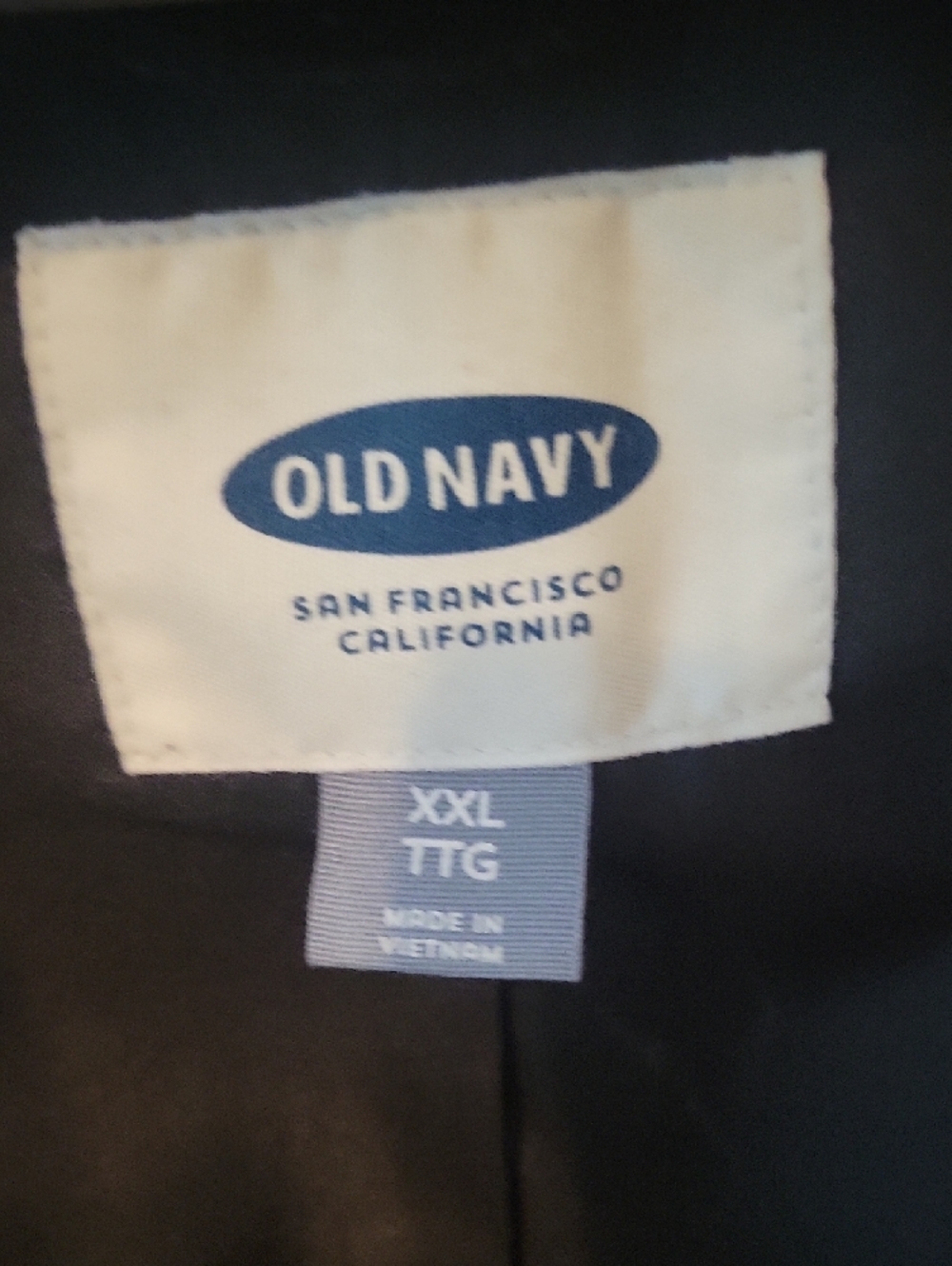 Old Navy Black Double-Breasted Wool Pea Coat - Picture 2 of 3